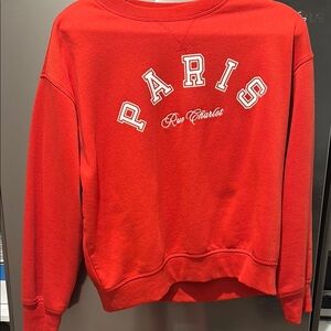 Red Paris Sweatshirt